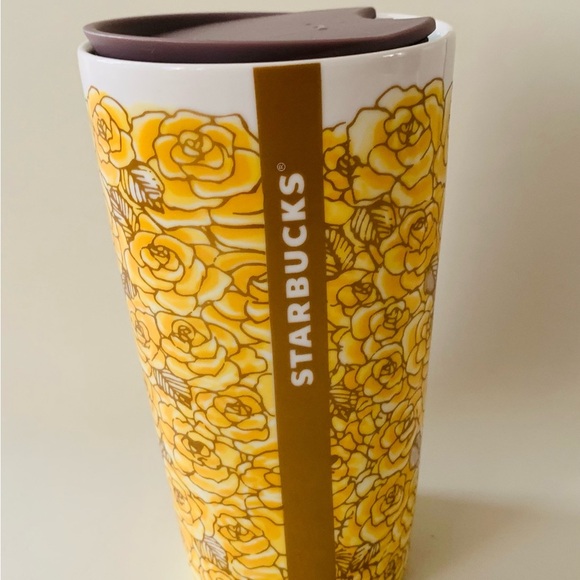 Starbucks Yellow Rose Texas Mug
Ceramic Lone Star 14oz with Lid New - Picture 3 of 8